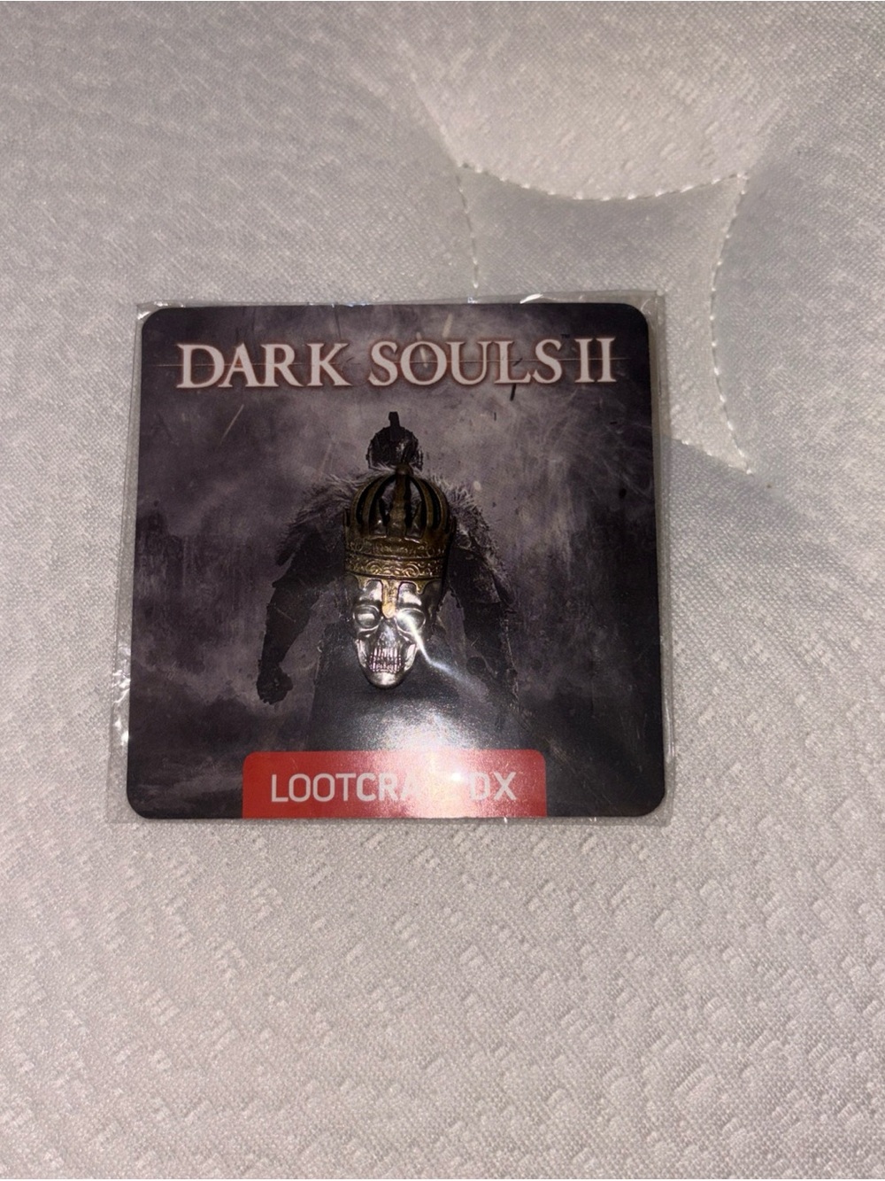 Dark Souls II Loot Crate DX Lapel Pin - New, Sealed